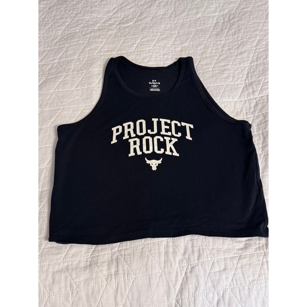 Project‎ Rock Under Armour  Tank Top girls size xl like new